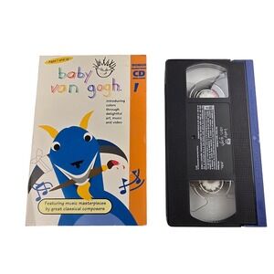 Baby Van Gogh VHS Video with Bonus CD Ages 1 and Up Classical Music Colors